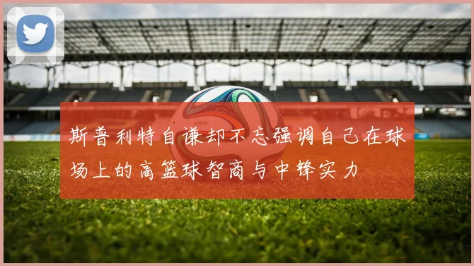斯普利特自谦却不忘强调自己在球场上的高篮球智商与中锋实力