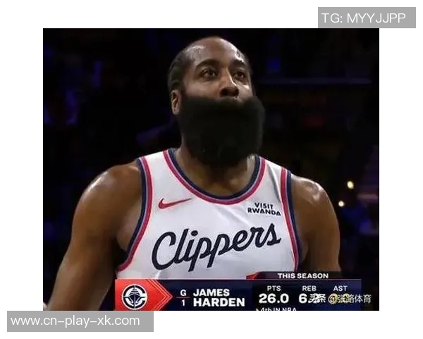 哈登首节表现抢眼送出8助攻3分3篮板助力球队攻防转换